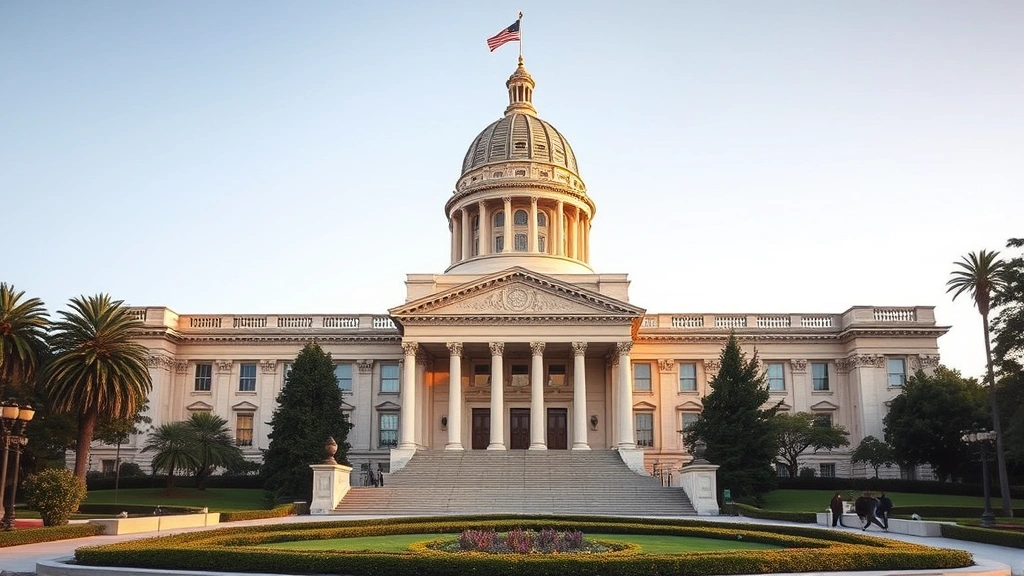 riverside real estate taxes - 
California state capitol building exterior, official government architecture an