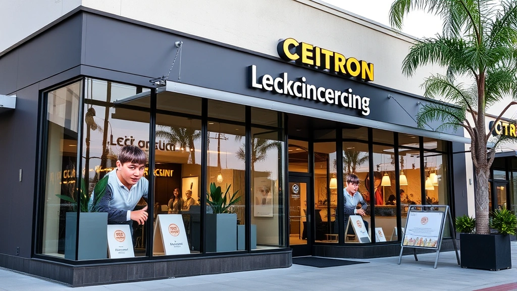 sales tax anaheim - 
Modern storefront in Anaheim with window displays and professional signage
