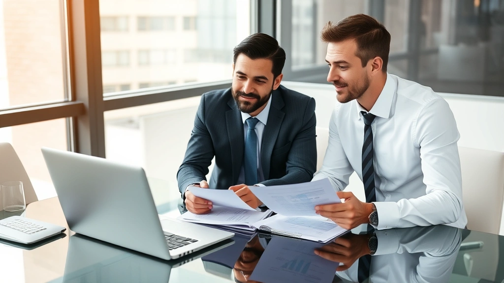 sales tax in charlotte - 
Business owner and accountant discussing tax compliance at conference table wit