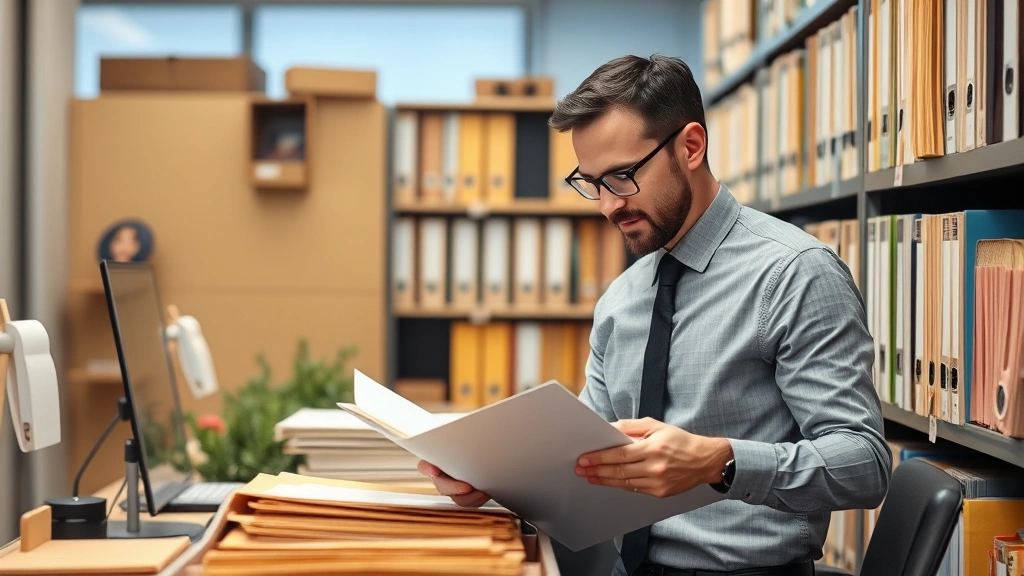 sales tax in connecticut - 
Business owner checking compliance records and filing documents in an organized