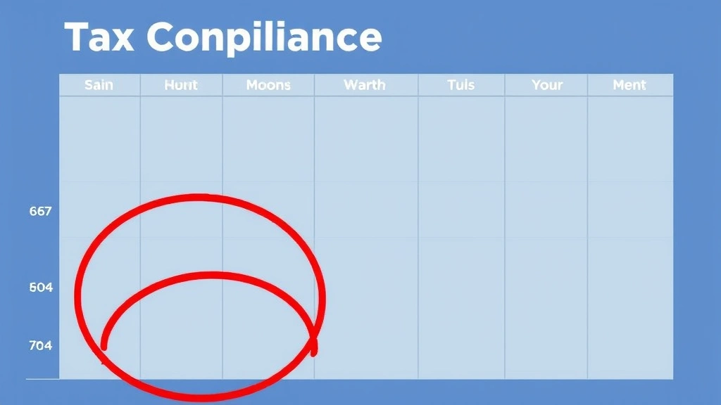 sales tax in jacksonville fl duval county - 
Tax compliance calendar with filing deadlines circled

