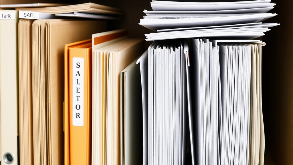 sales tax in santa clara ca - 
Organized filing system with labeled folders and documents, representing proper