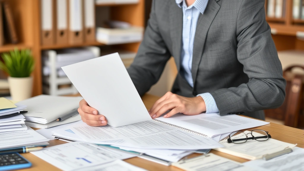 sales tax phoenix - 
Business owner organizing files and tax documents for sales tax compliance
