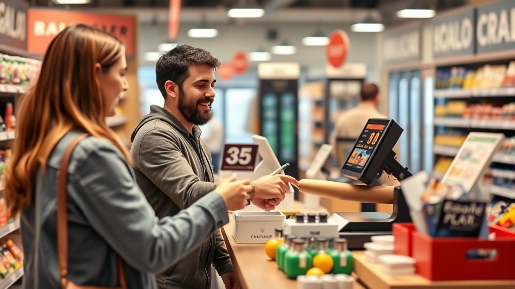 san antonio tx sales tax - 
Retail store checkout counter with cash register and customer making purchase t