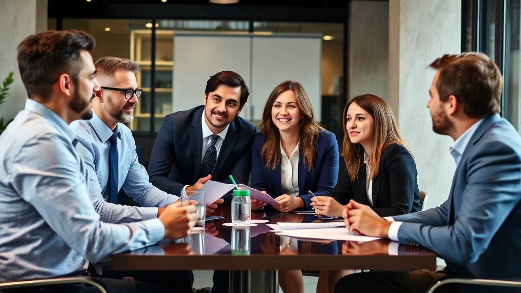 seattle tax rate sales - 
Diverse group of professionals in business meeting discussing financial strateg