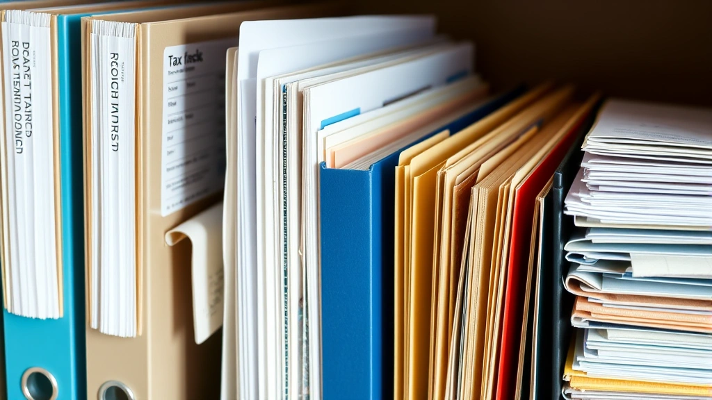 seattle tax rate sales - 
Organized filing system with tax folders and documents representing record-keep