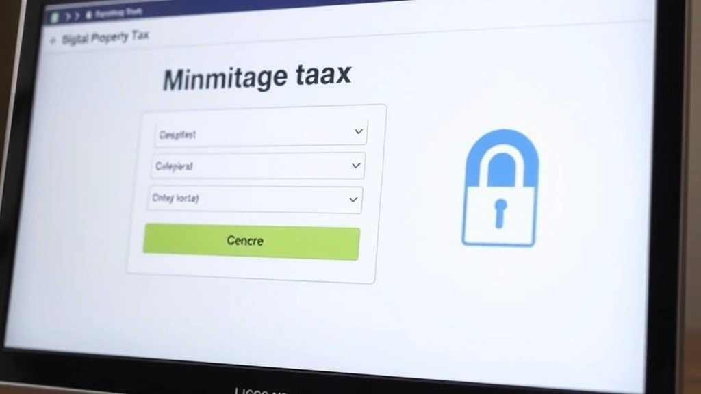 st louis county property tax delays -
Digital property tax payment on computer screen with secure payment gateway vis