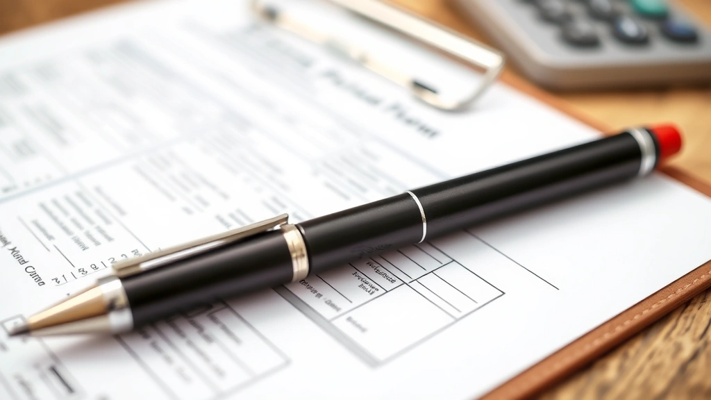 sui tax meaning - 
Close-up of tax forms and pen on clipboard
