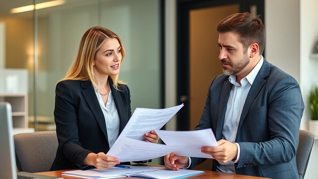 tax day meme - 
Professional woman explaining tax deductions to confused client, pointing at do