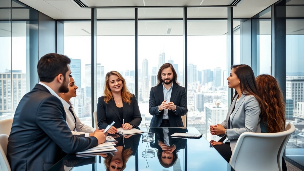 tax lawyer vacancies - 
Diverse team of tax lawyers in business casual attire collaborating in contempo