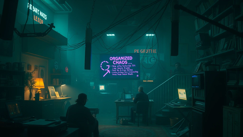 tax season meme - 
organized chaos aesthetic
