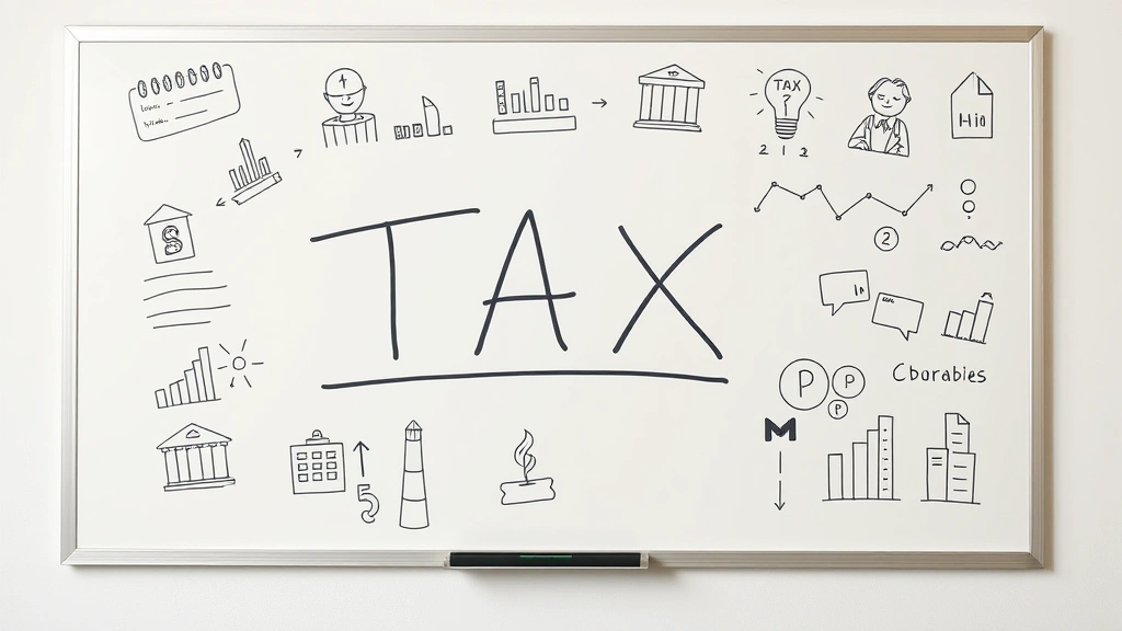 tax this dick benjamin franklin - 
whiteboard with tax concepts in background
