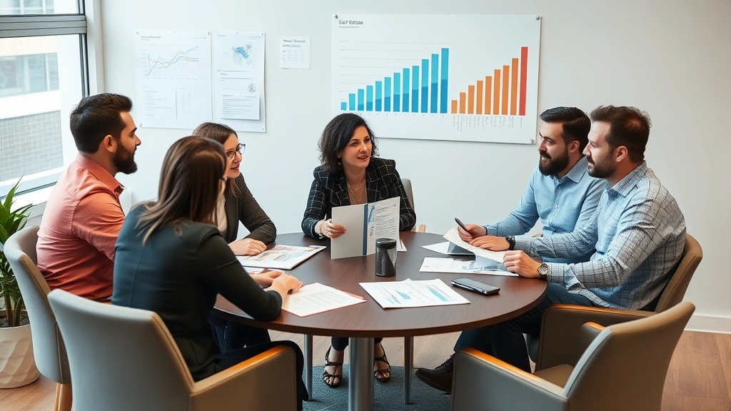 taxes quotes - 
Diverse group of professionals in casual meeting discussing financial planning 