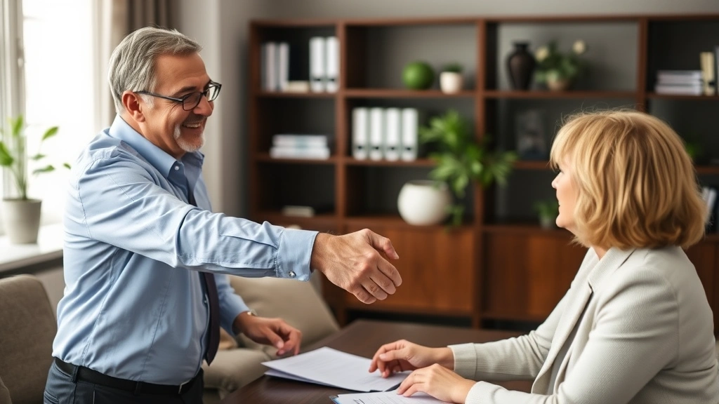 tennessee inheritance tax - 
Handshake between estate planning attorney and client after discussing inherita