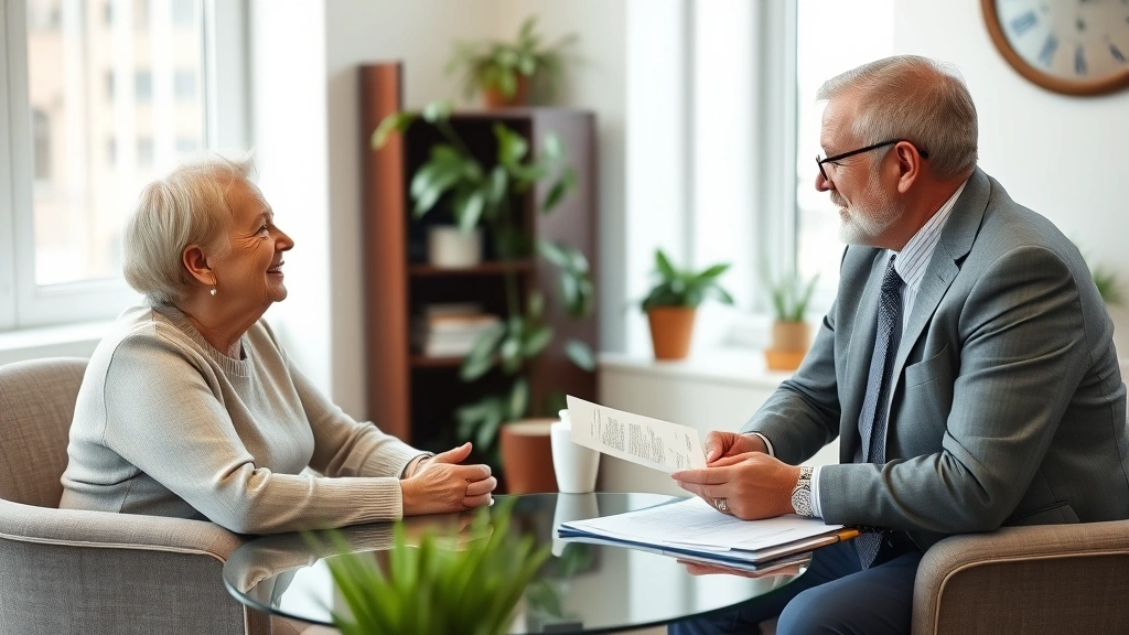 town of southington tax collector - 
Senior couple meeting with tax advisor in office discussing property tax relief