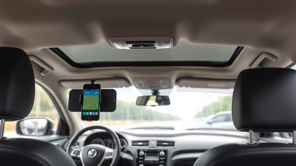 uber tax calculator - 
Organized car interior showing GPS mount, phone holder, and professional setup 