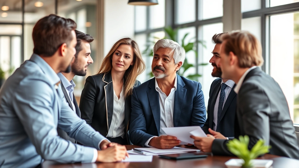 uk tax year - 
Diverse group of professionals in business meeting discussing financial plannin