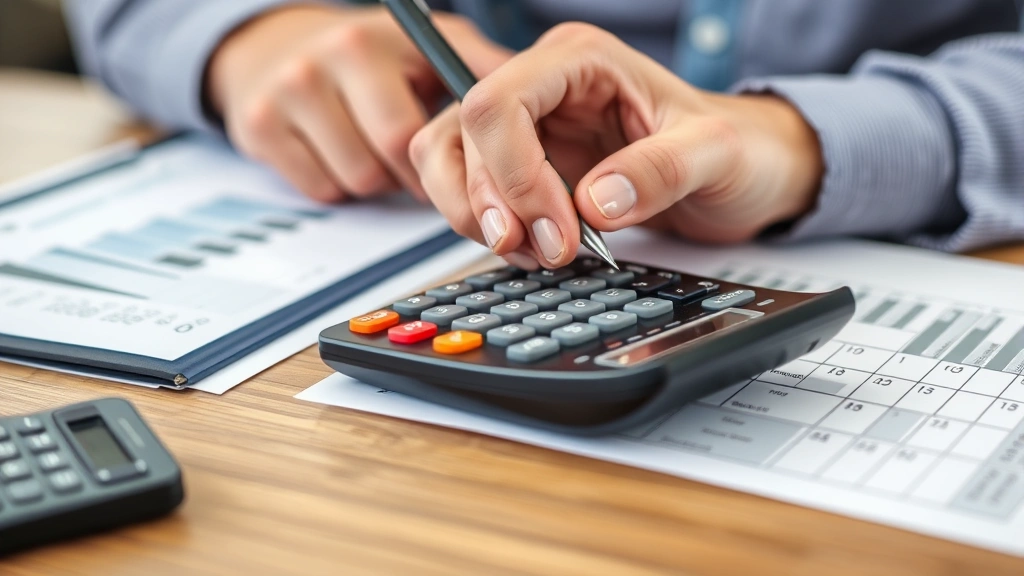 utah automobile sales tax - 
Person using calculator and pen to compute vehicle sales tax
