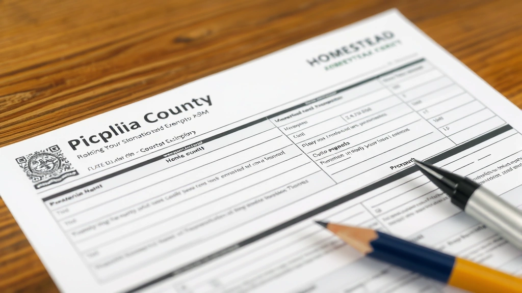 victoria county tax office -
Close-up of Victoria County property tax bill and homestead exemption form on w