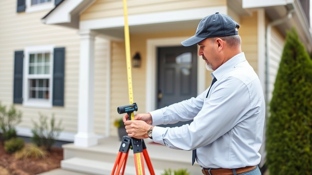 waukesha county tax - 
Property assessor measuring residential home exterior for valuation and tax ass