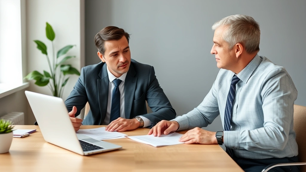 what is a non refundable tax credit -
Financial advisor in business attire explaining tax credits to couple at office