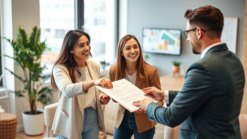 what is valorem tax - 
Diverse couple reviewing home purchase documents with real estate agent in mode