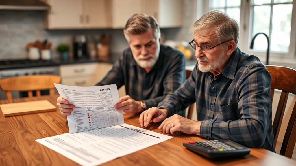 what is valorem tax - 
Homeowner reviewing property assessment notice with concerned expression at kit