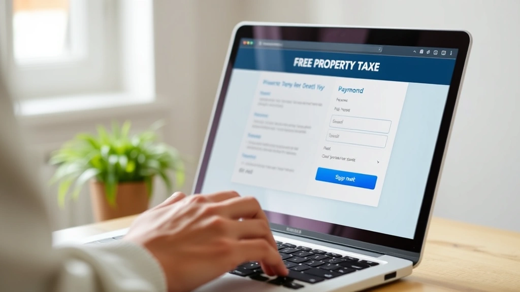 when are cook county property taxes due - 
Person making online payment on laptop for property taxes, secure payment scree