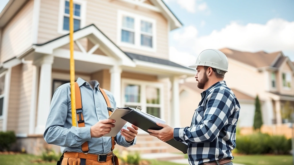 when did property tax start - 
Modern property appraiser measuring home exterior with digital tools and clipbo