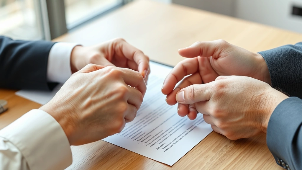 who pays property taxes on a land contract - 
Close-up of hands exchanging keys and signing property documents, emphasizing t