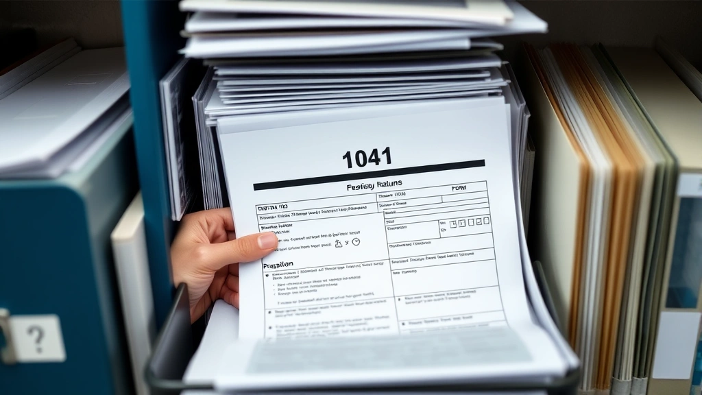 who pays tax on irrevocable trust income - 
Professional organizing tax documents and Form 1041 fiduciary returns in filing