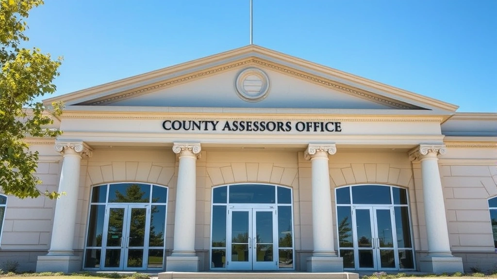 wilson county property tax - 
County assessor’s office building exterior, professional government build