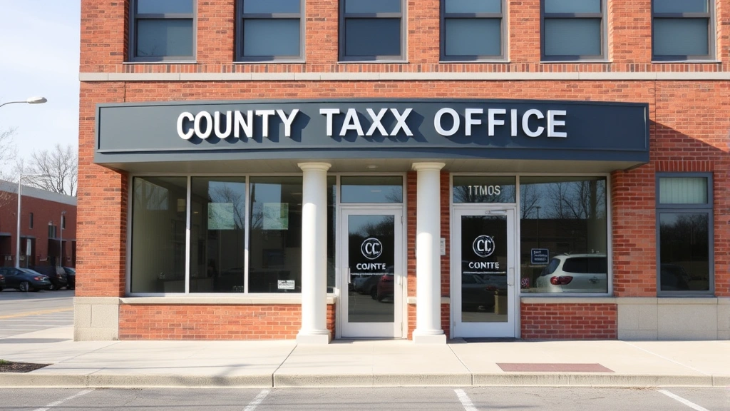 york and adams tax bureau - 
County tax office building exterior with clear signage, professional government