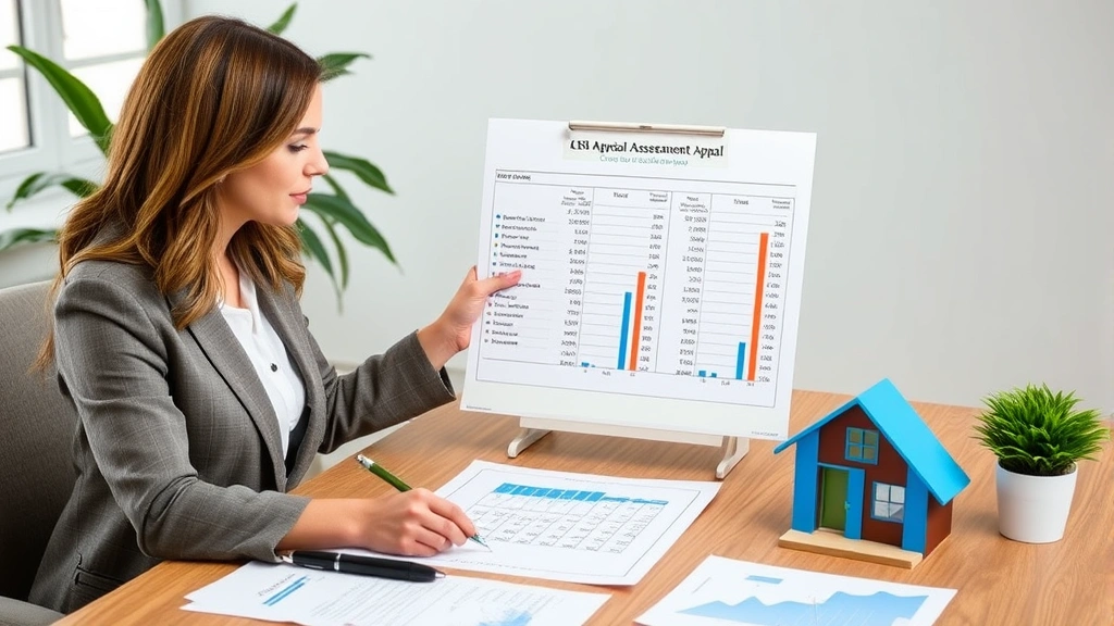 york and adams tax bureau - 
Professional woman presenting property assessment appeal case with comparable s